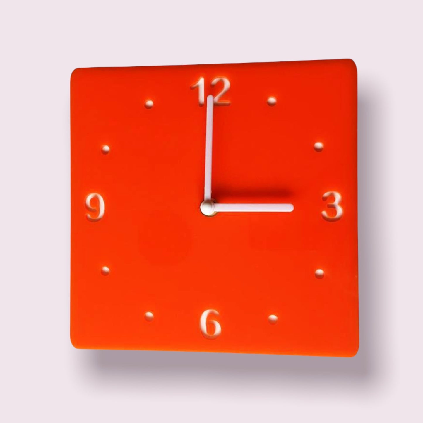 Square Two Colour Clocks - Gloss