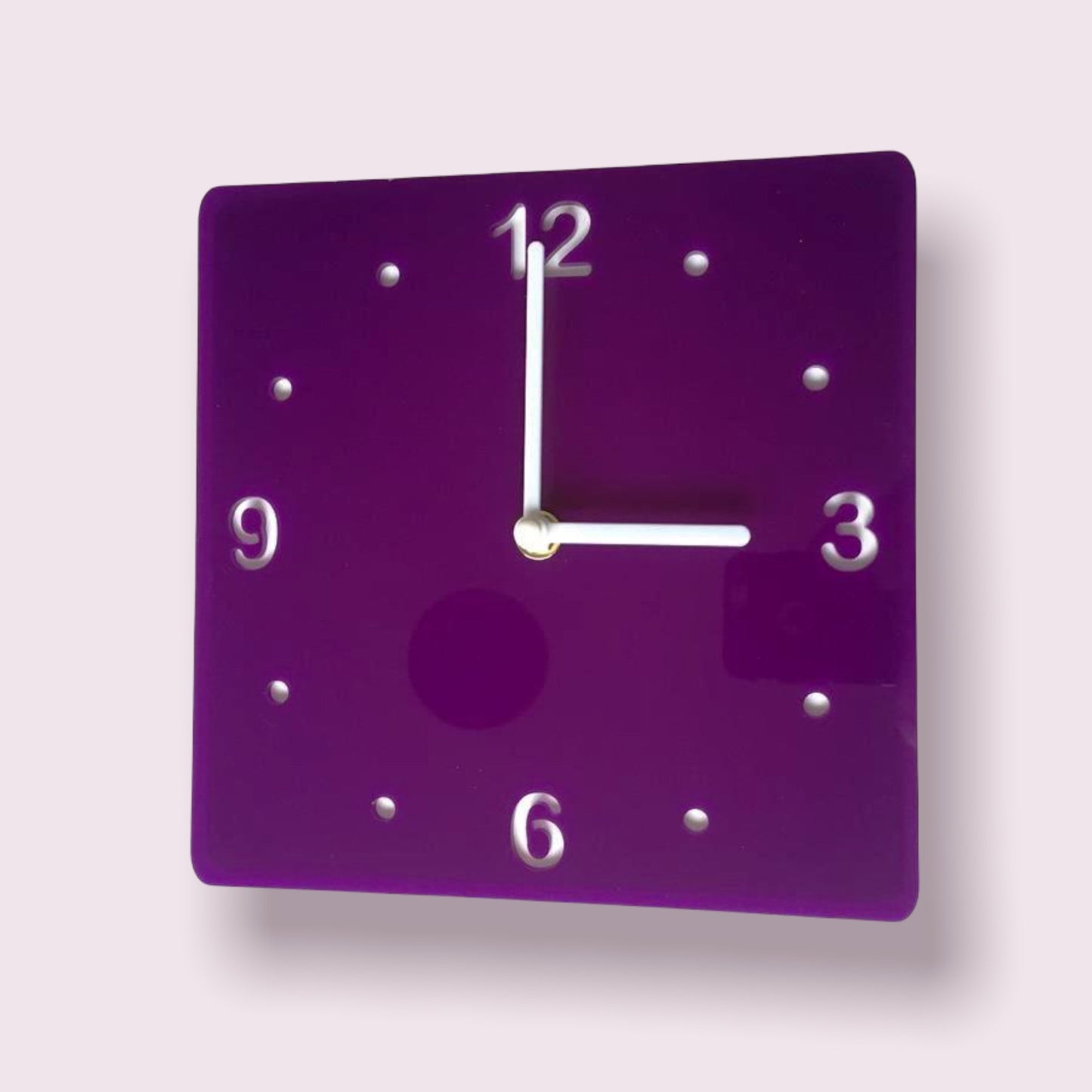 Square Two Colour Clocks - Gloss