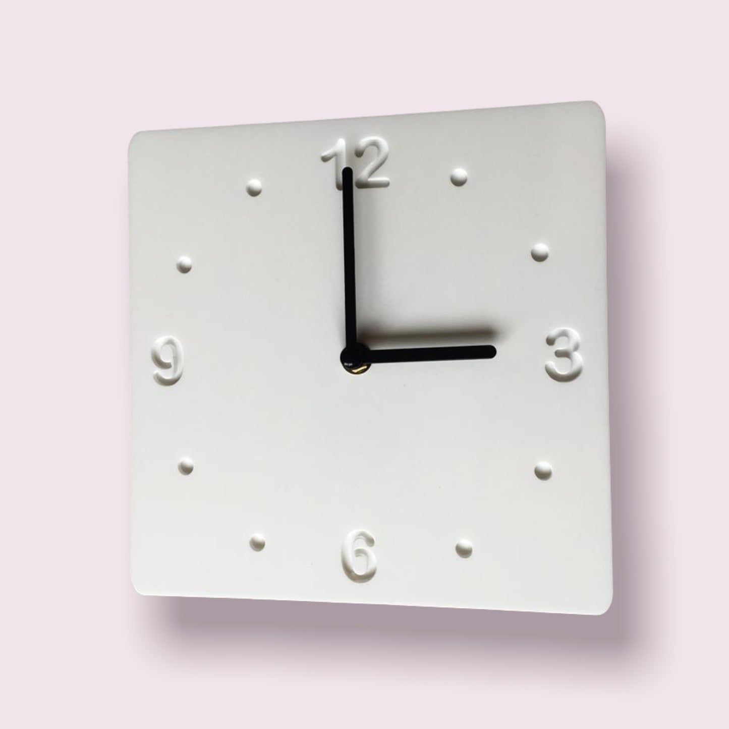 Square Two Colour Clocks - Gloss