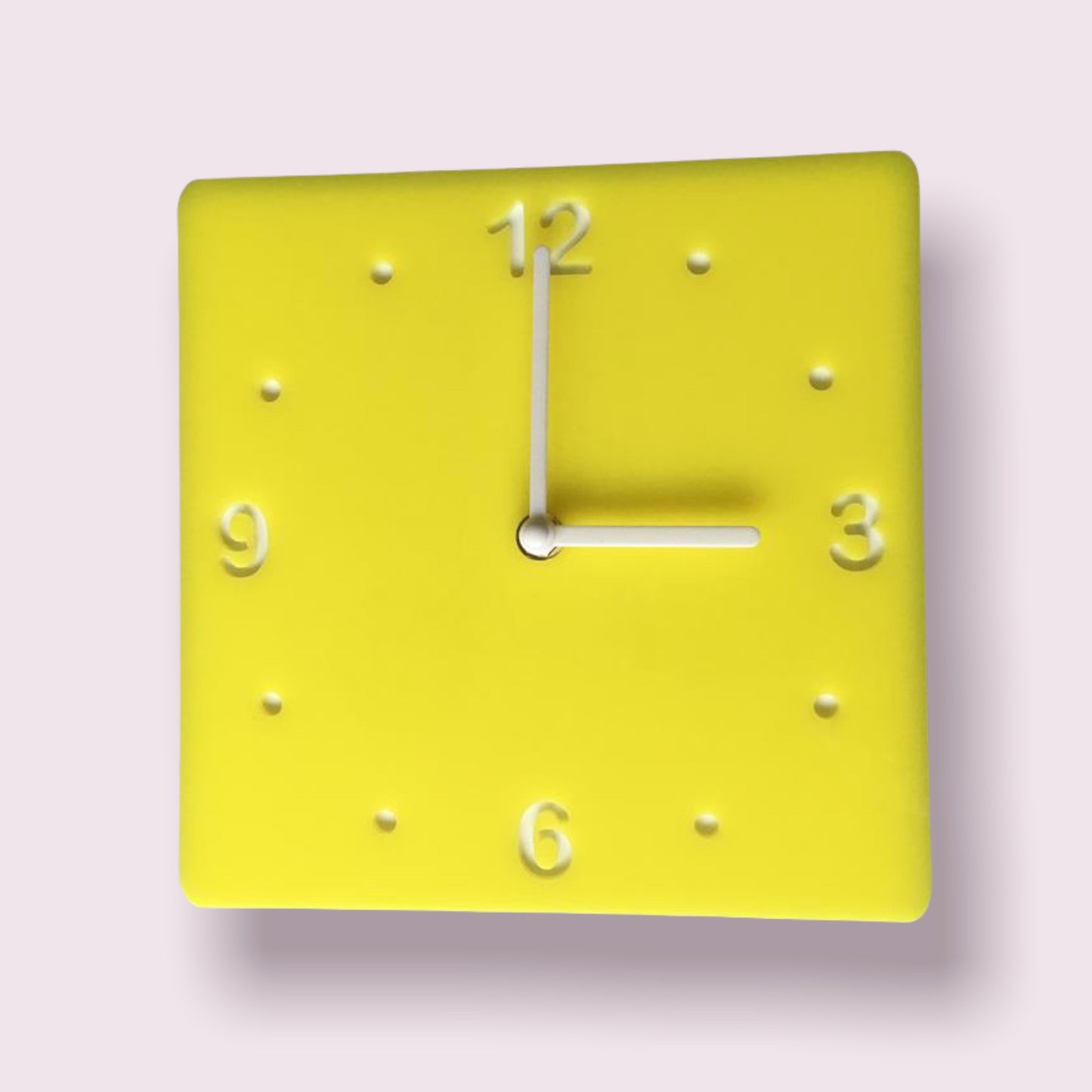 Square Two Colour Clocks - Gloss