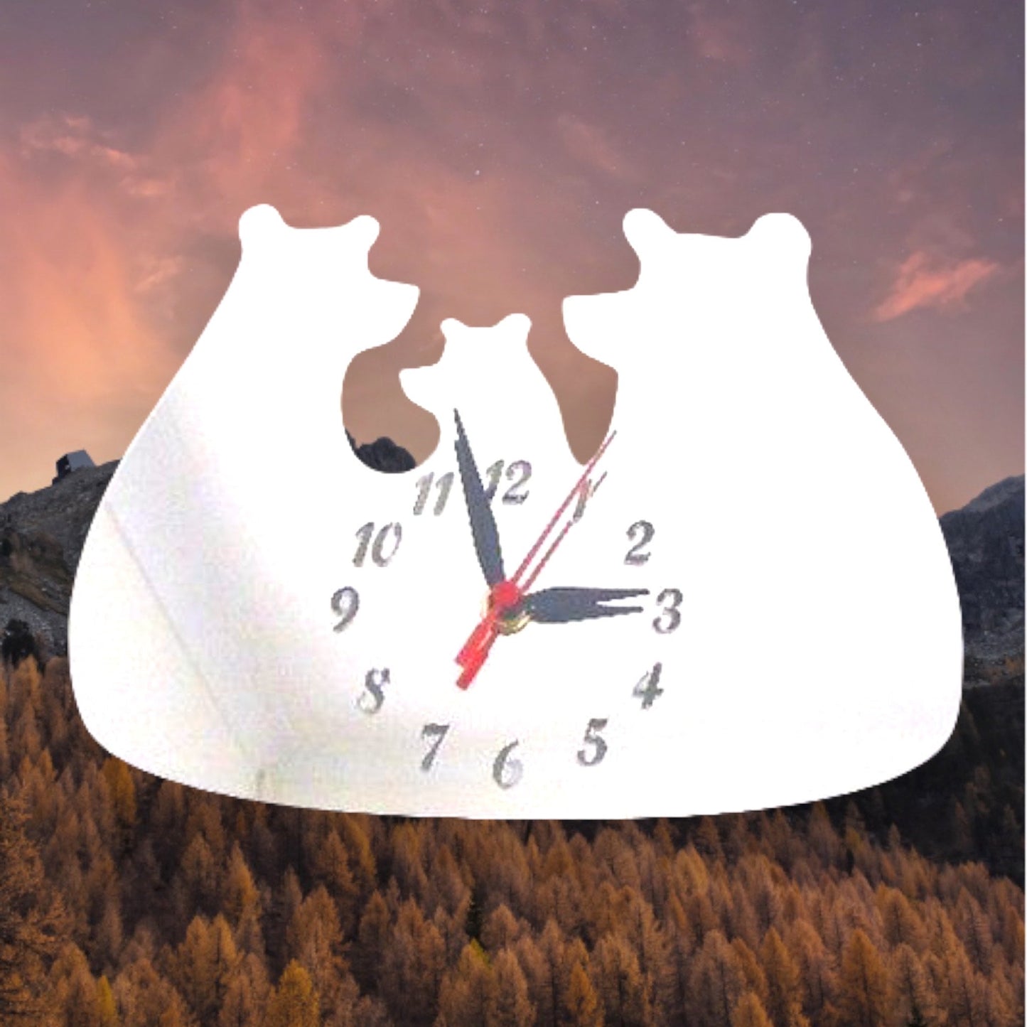 Three Bears Clock