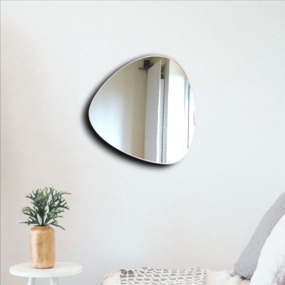 Triangular Pebble Mirror