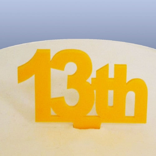13th Birthday Cake Topper