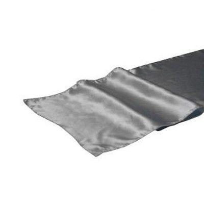 Silver Satin Smooth Table Runners