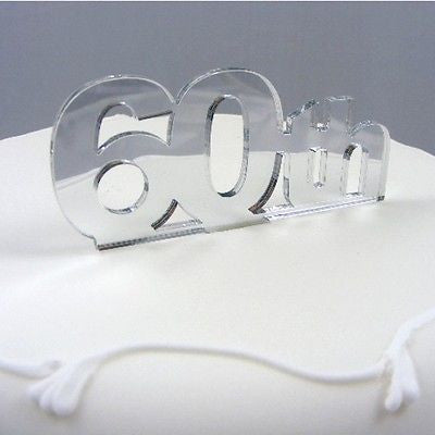 60th Birthday Cake Topper