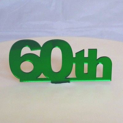 60th Birthday Cake Topper