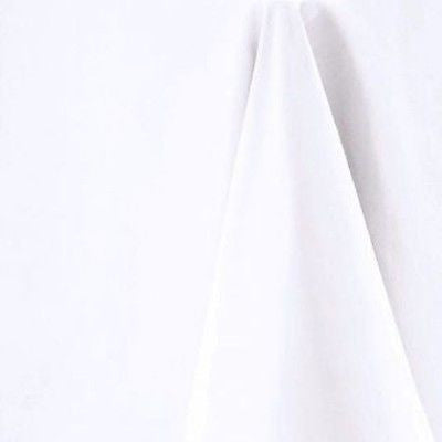 White Round Tablecloth