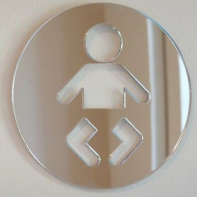 Baby Changing Round Sign