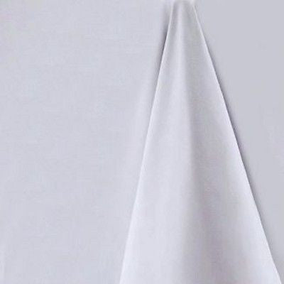 Light Grey Round Tablecloth