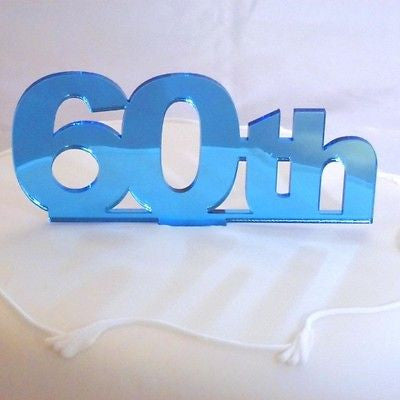 60th Birthday Cake Topper