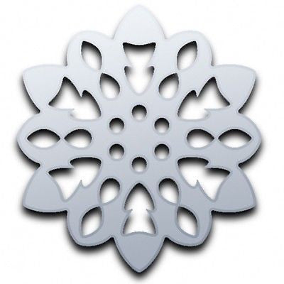 Fluffy Snowflake Mirror