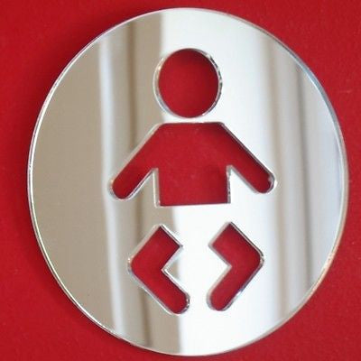 Baby Changing Round Sign