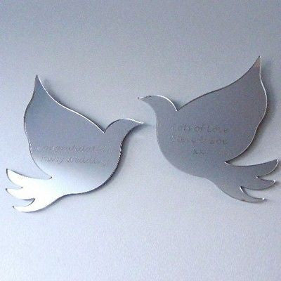 Pair of Doves Acrylic Mirror