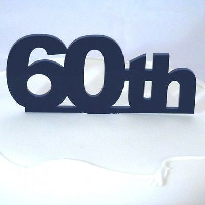 60th Birthday Cake Topper