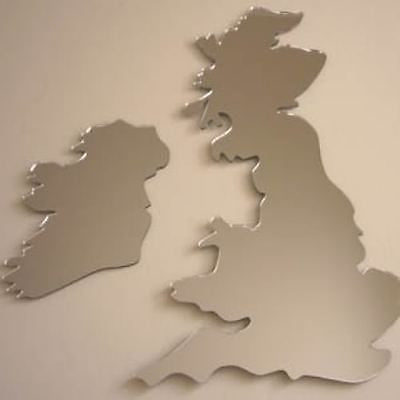 UK & Ireland Map Acrylic Mirror