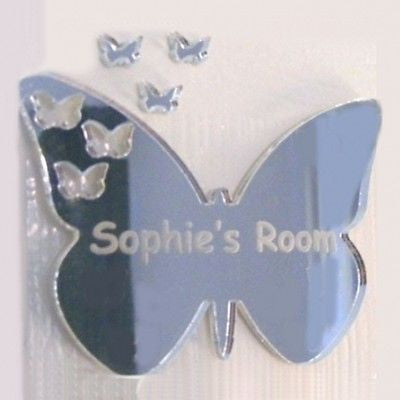 Personalised Butterflies out of Butterfly Door Sign