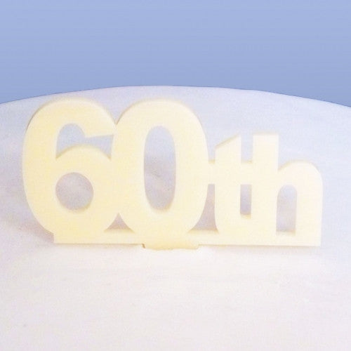 60th Birthday Cake Topper