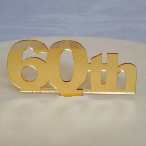 60th Birthday Cake Topper