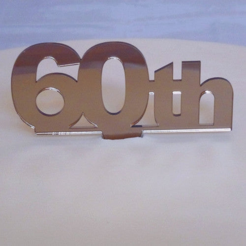 60th Birthday Cake Topper