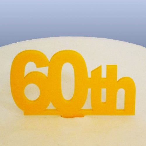 60th Birthday Cake Topper