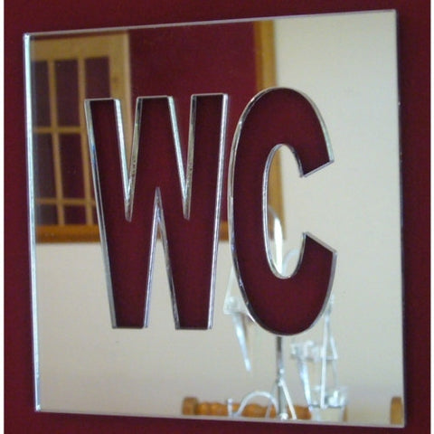 Square WC Sign