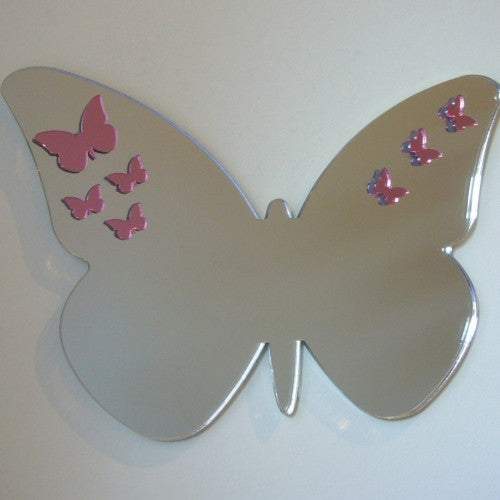 Butterflies on Butterfly Acrylic Mirror