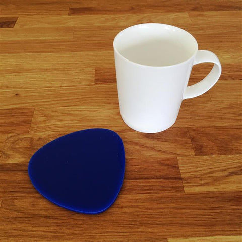 Pebble Shaped Coaster Set - Blue