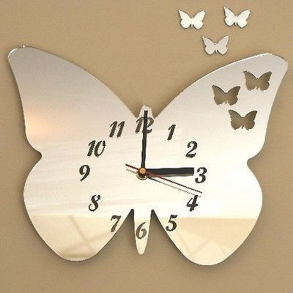 Butteflies out of Butterfly Shaped Clocks - Many Colour Choices