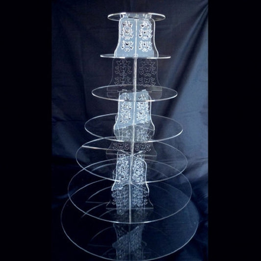 Seven Tier Butterfly Design Round Cake Stand