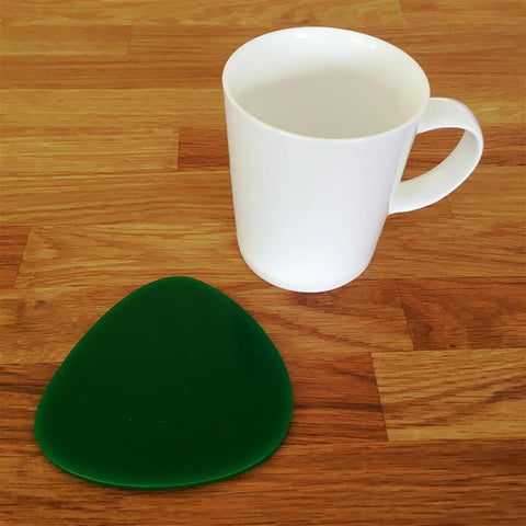Pebble Shaped Coaster Set - Green