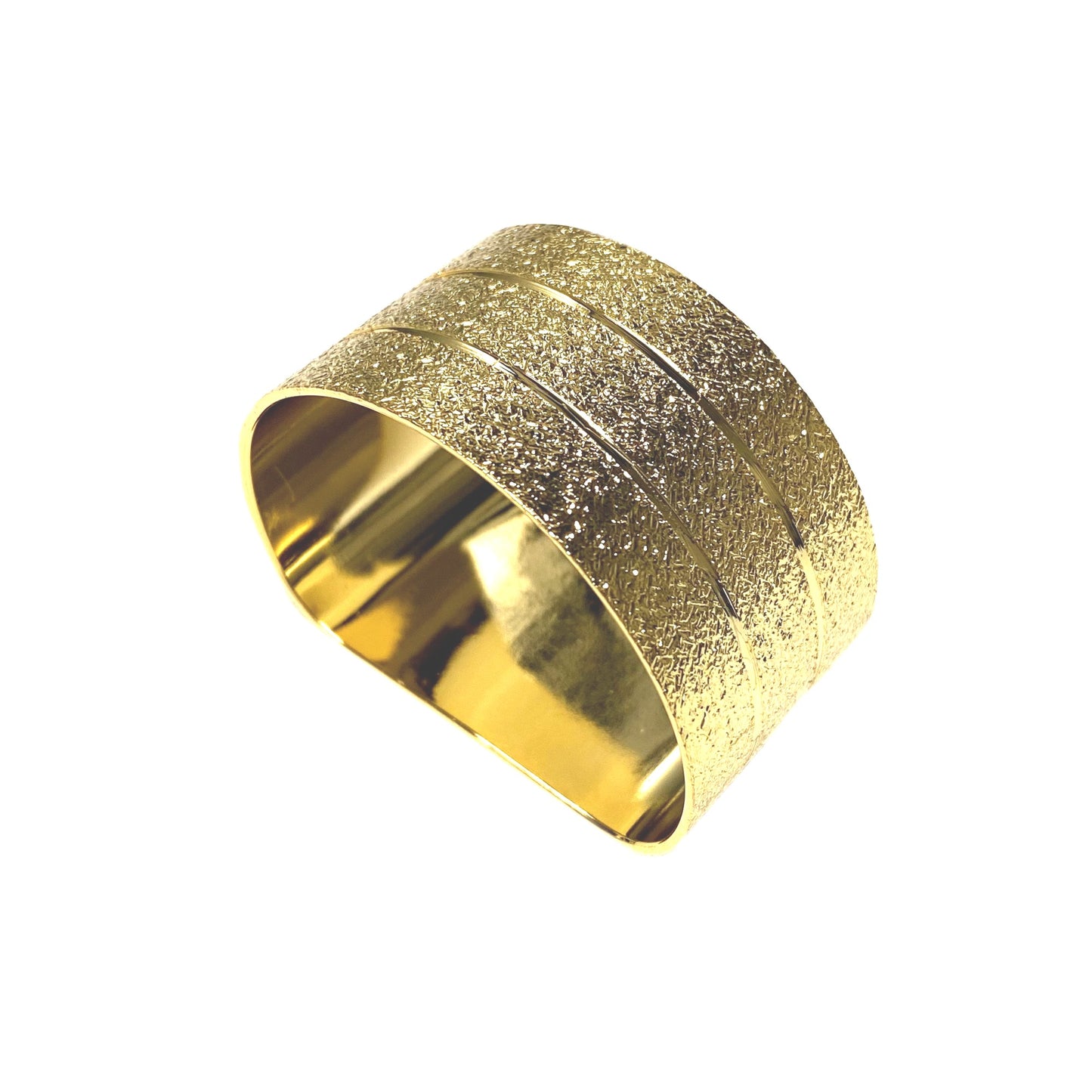 Gold Flat Bottomed Napkin Rings