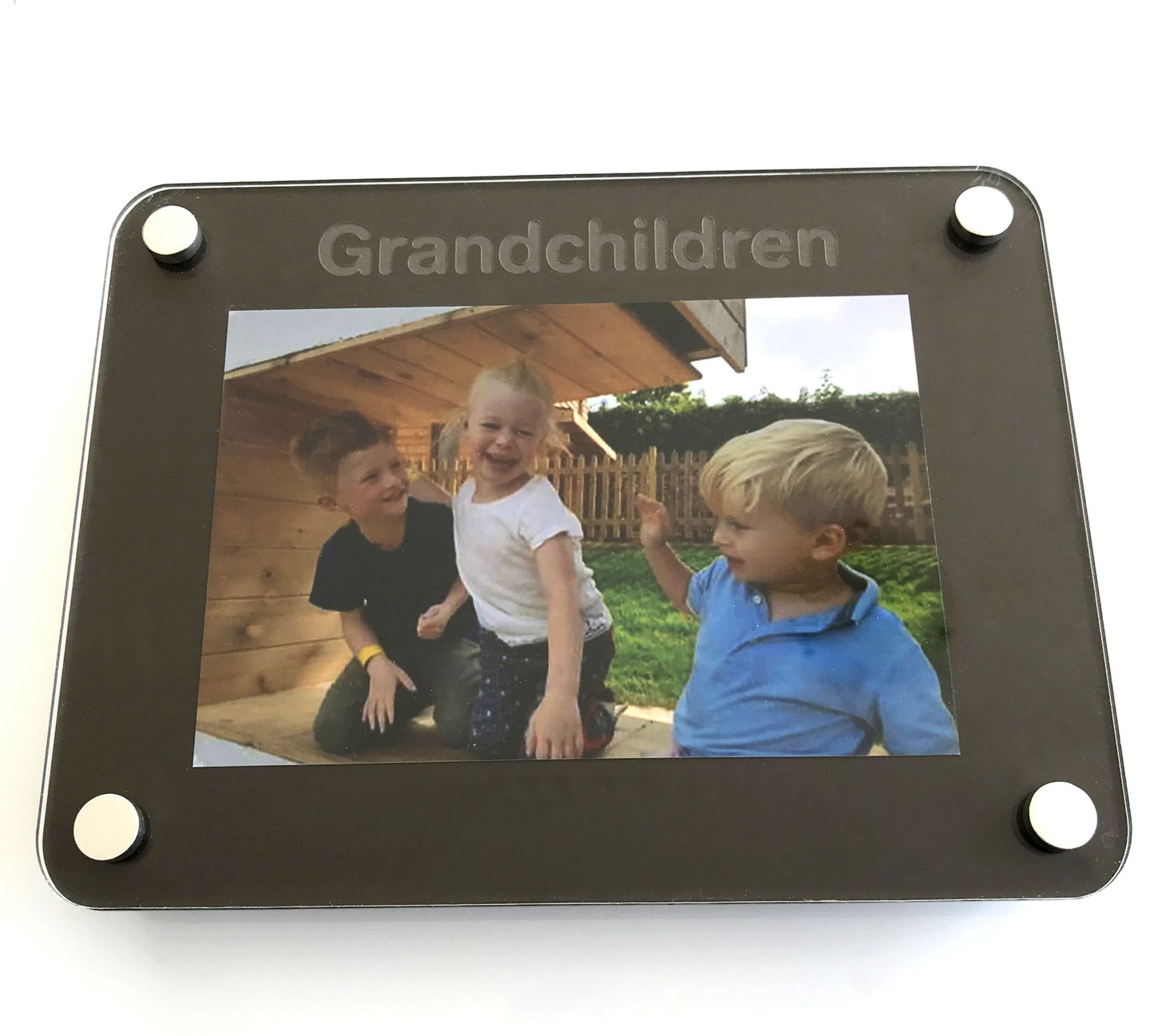 Wall Mounted Acrylic Frame for 10" x 8" Photograph Solid