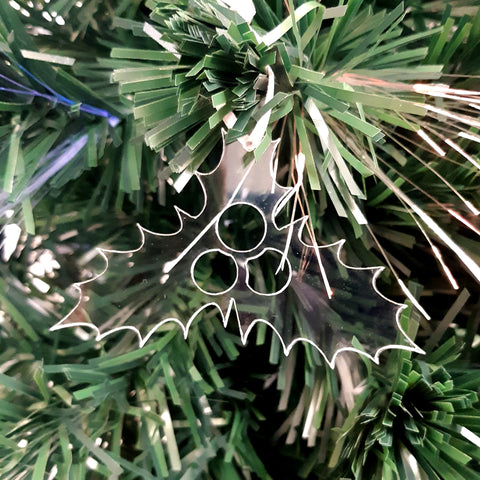 Holly Christmas Tree Decorations