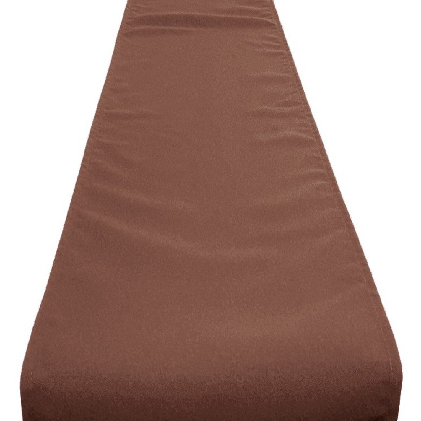 Mocha Brown Soft Cotton Linen Feel Table Runners