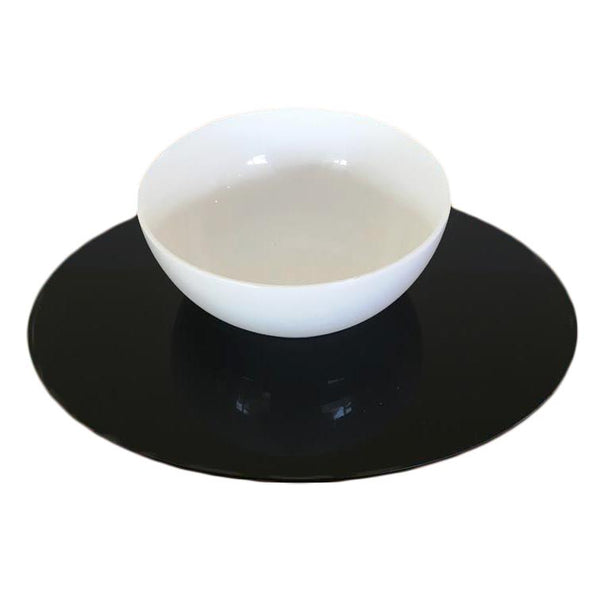 Oval Placemat Set - Black