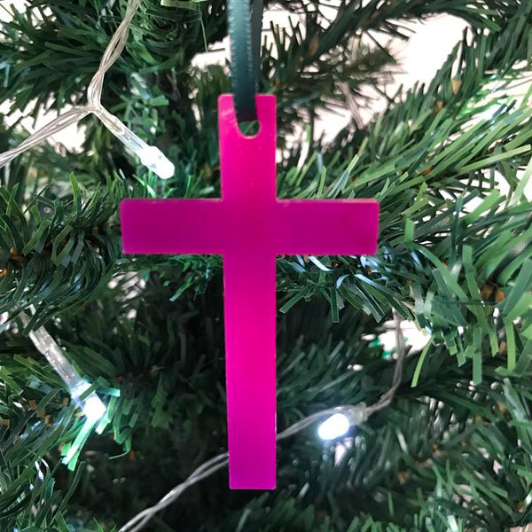 Cross Christmas Tree Decorations