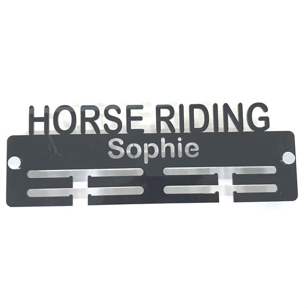 Personalised "Horse Riding" Medal Hanger