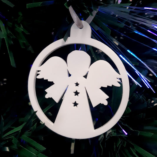 Round Angel Christmas Tree Decorations