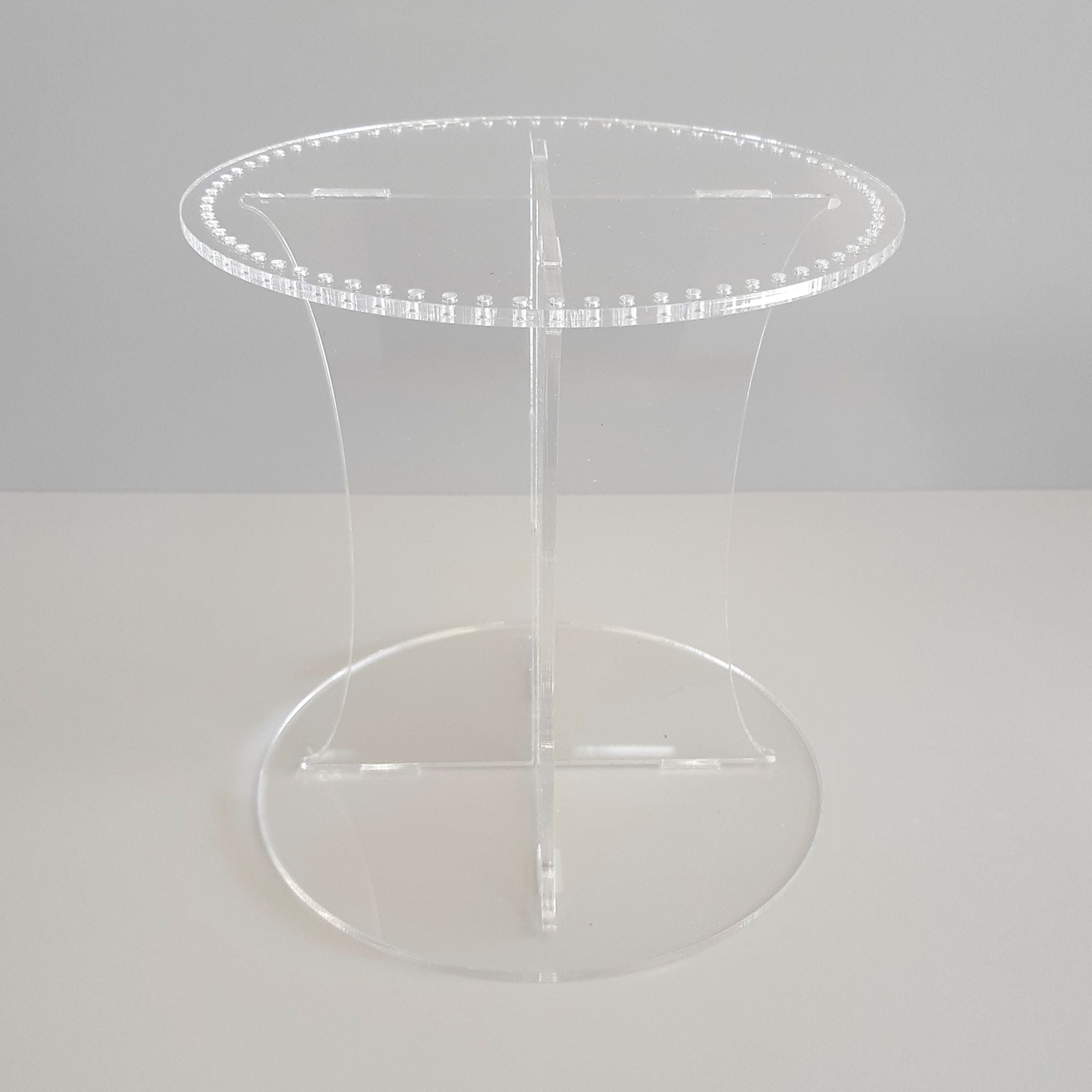 Buy AlHoora 26x26xH23cm Clear Acrylic Cake Stand With Cover Base & Gift Box  Online - Shop Home & Garden on Carrefour UAE