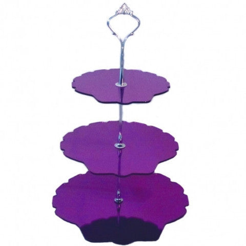Three Tier Shell Cake Stands