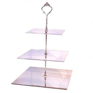 Three Tier Square Cake Stands