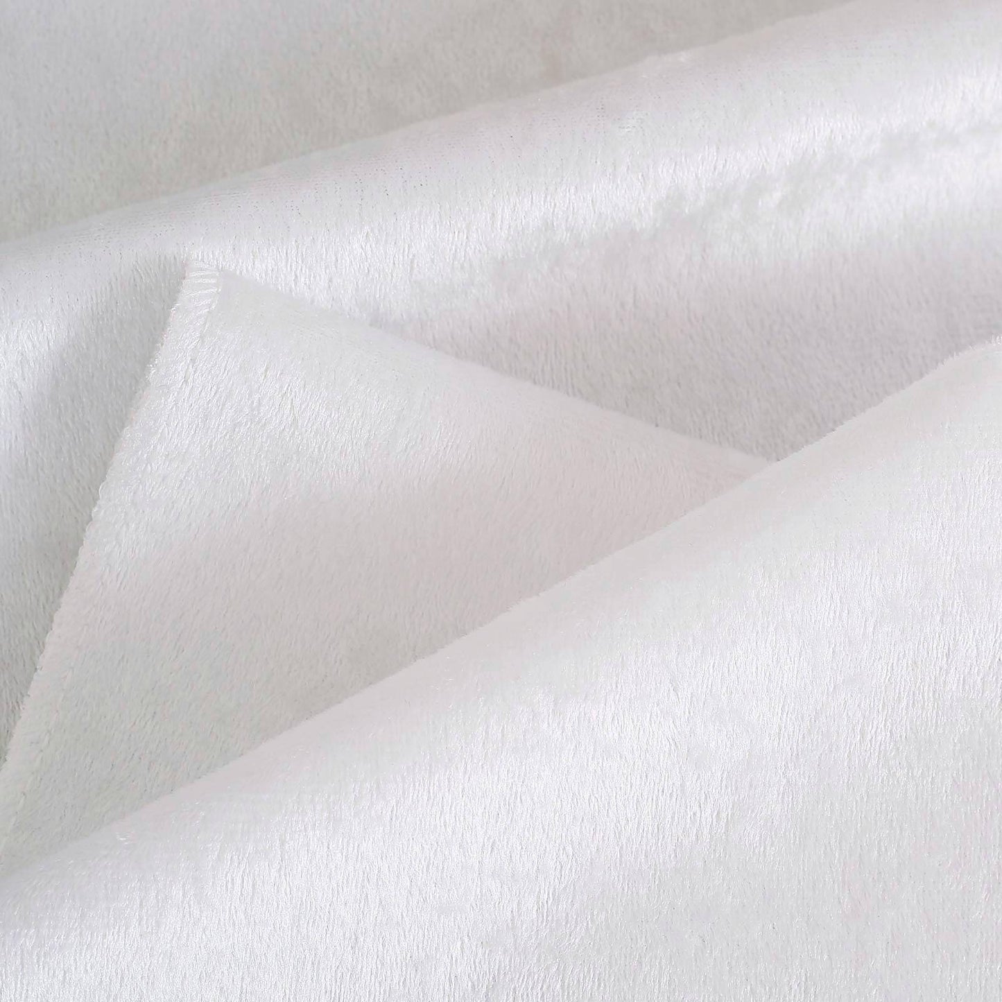 White Premium Velvet Satin Table Runner