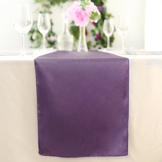 Amethyst Satin Smooth Table Runners