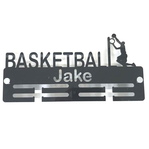 Personalised "Basketballer" Medal Hanger
