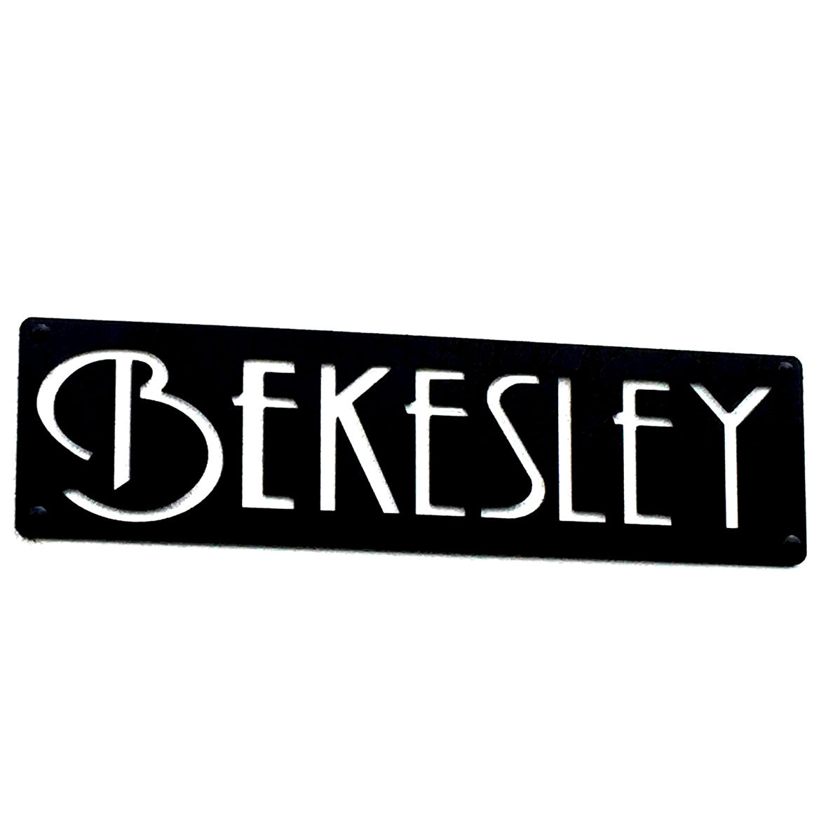 Personalised Art Deco House Signs Custom Colours and Sizes