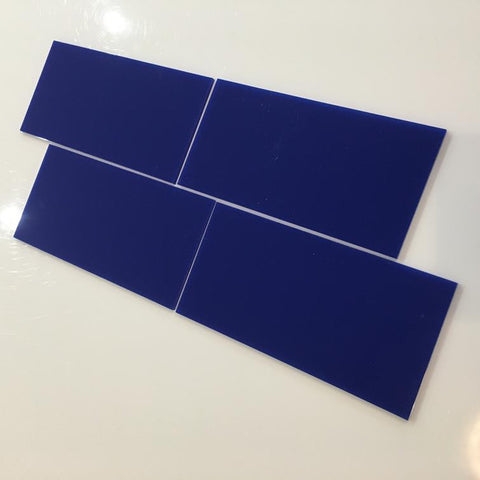 Rectangular Tiles - Blue