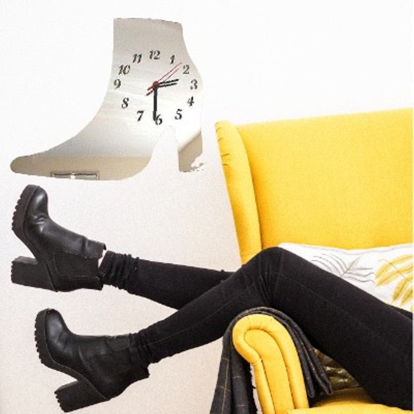 Boot Shaped Clocks - Many Colour Choices