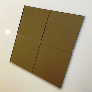 Square Tiles - Bronze Mirror