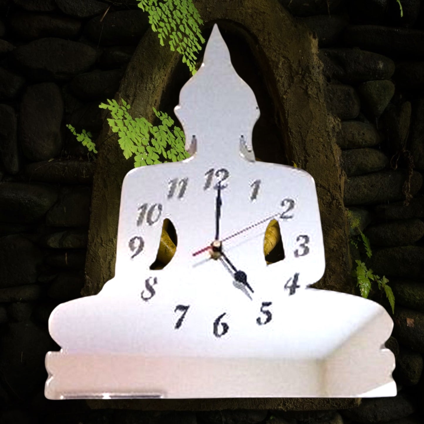 Buddha Shaped Clocks - Many Colour Choices