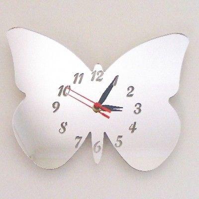 Butterfly Big Wings Shaped Clocks - Many Colour Choices